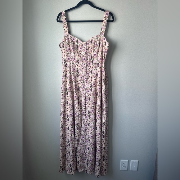 Z Supply Dresses & Skirts - Z Supply Floral Print Dress in Purple and Pink